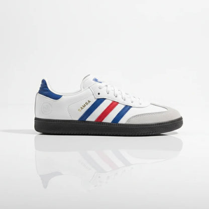Adidas Samba OG Cloud White/Blue/Red – Premium Collection