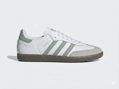 Adidas Samba – White Sage Green