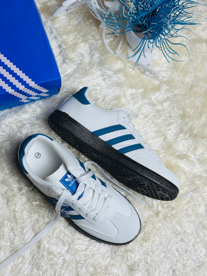 Mens SAMBA OG WHITE ROYAL BLUE (AAA GRADE)