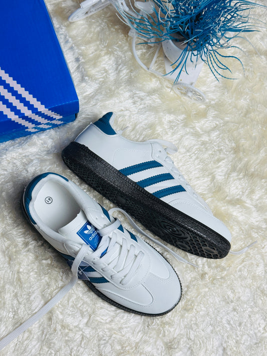 Mens SAMBA OG WHITE ROYAL BLUE (AAA GRADE)