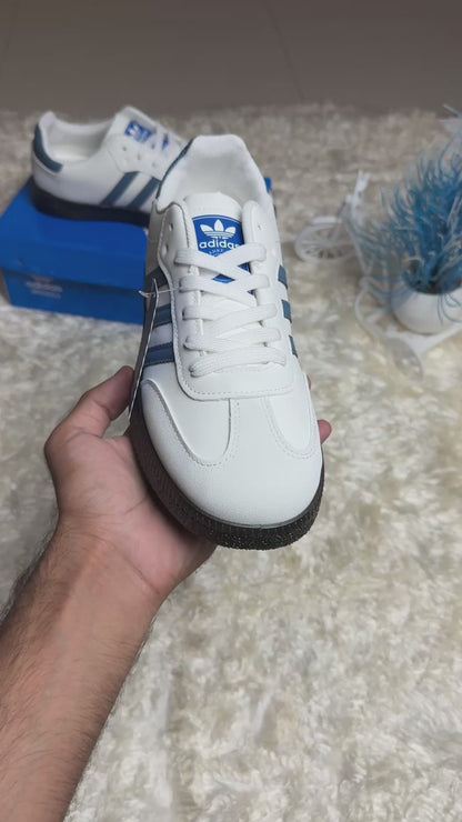 Mens SAMBA OG WHITE ROYAL BLUE (AAA GRADE)